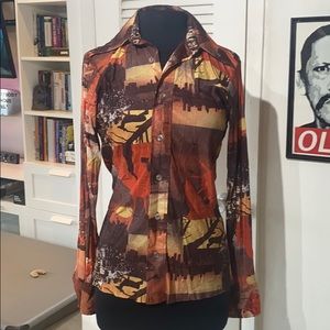 Vintage NOW! Knitwear Long-sleeved Shirt